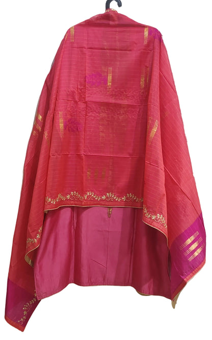 Semi Stitched Formal Chanderi Suitset