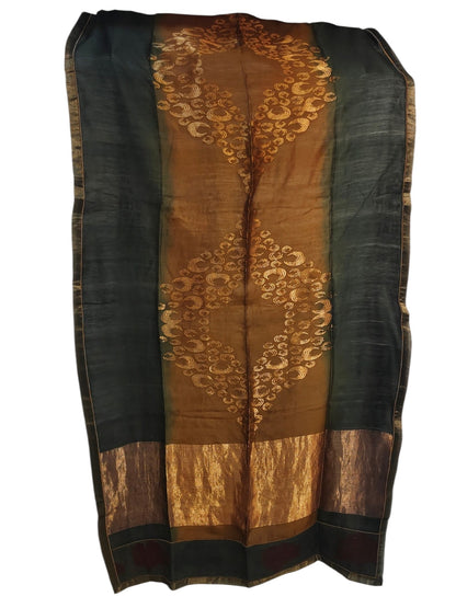 Semi Stitched Chanderi Formal Suitset