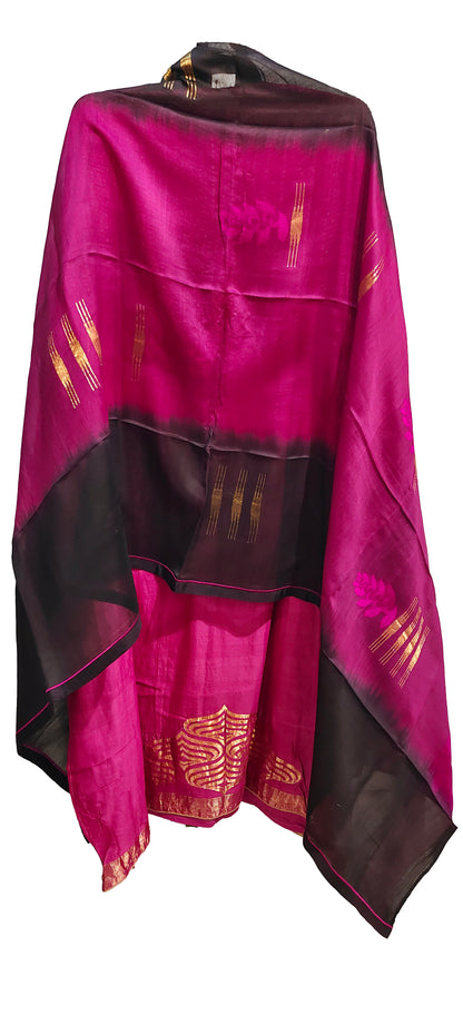 Semi Stitched Formal chanderi Suitset