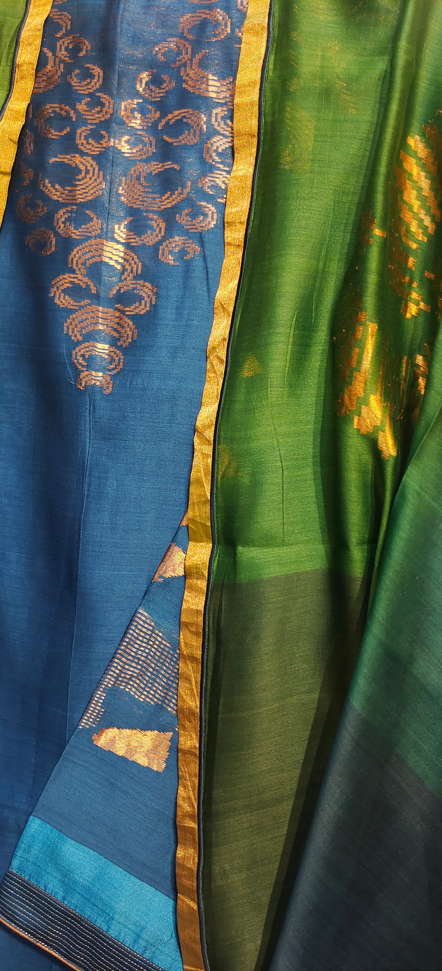 Semi Stitched Formal chanderi Suitset