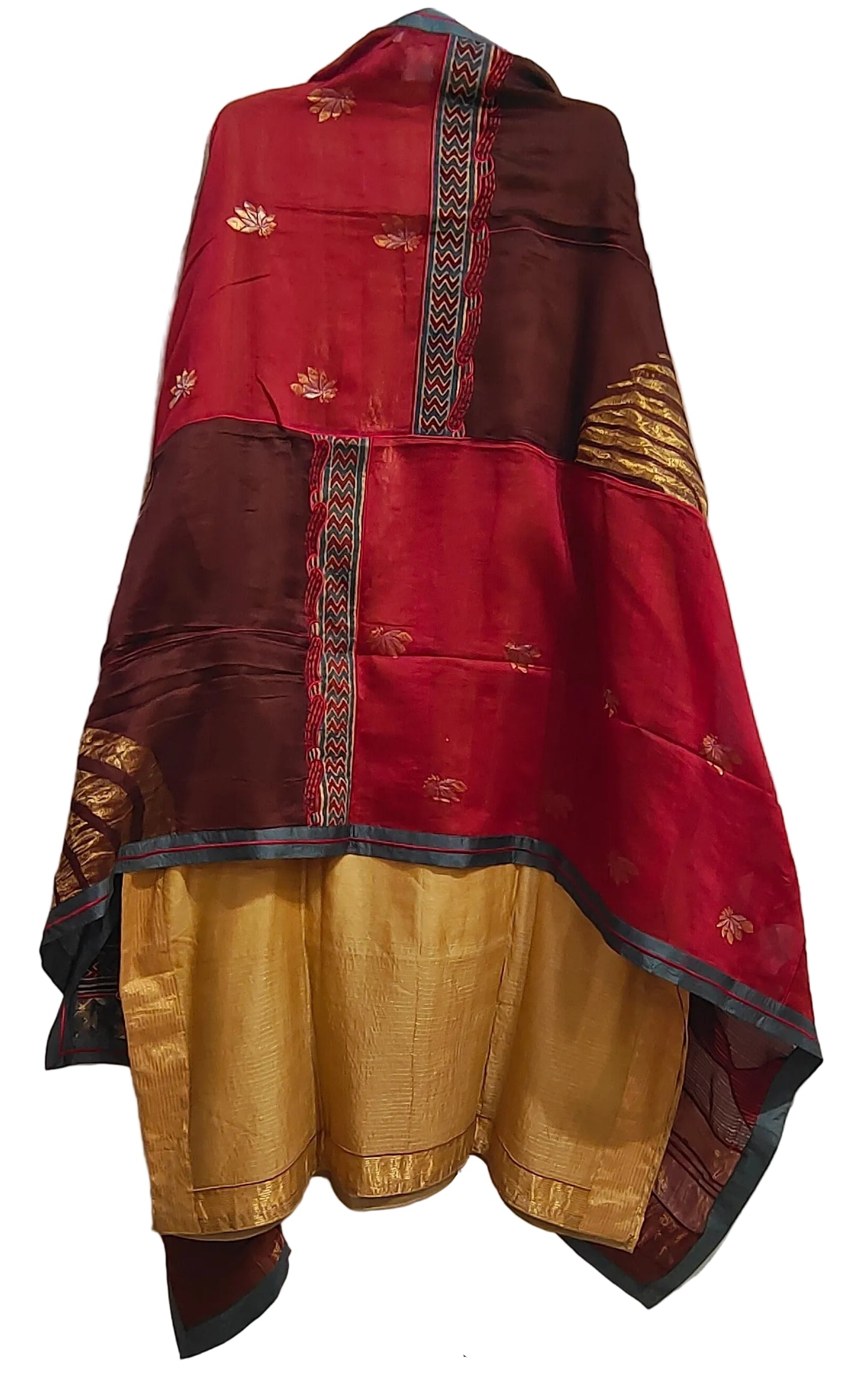 Semi Stitched Formal Chanderi Suitset