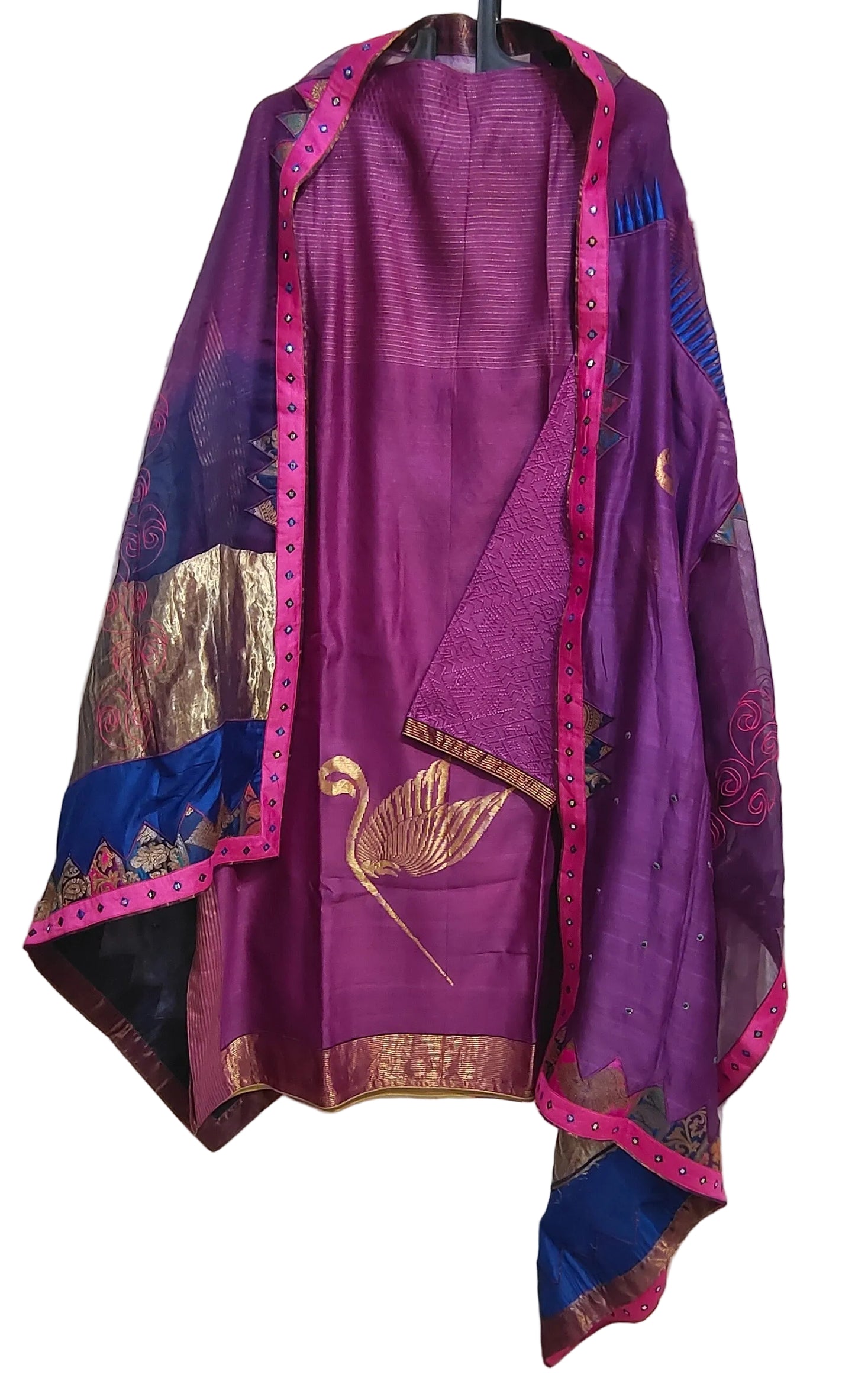 Semi Stitched Formal Chanderi Suitset