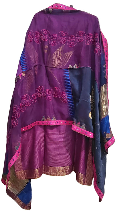 Semi Stitched Formal Chanderi Suitset