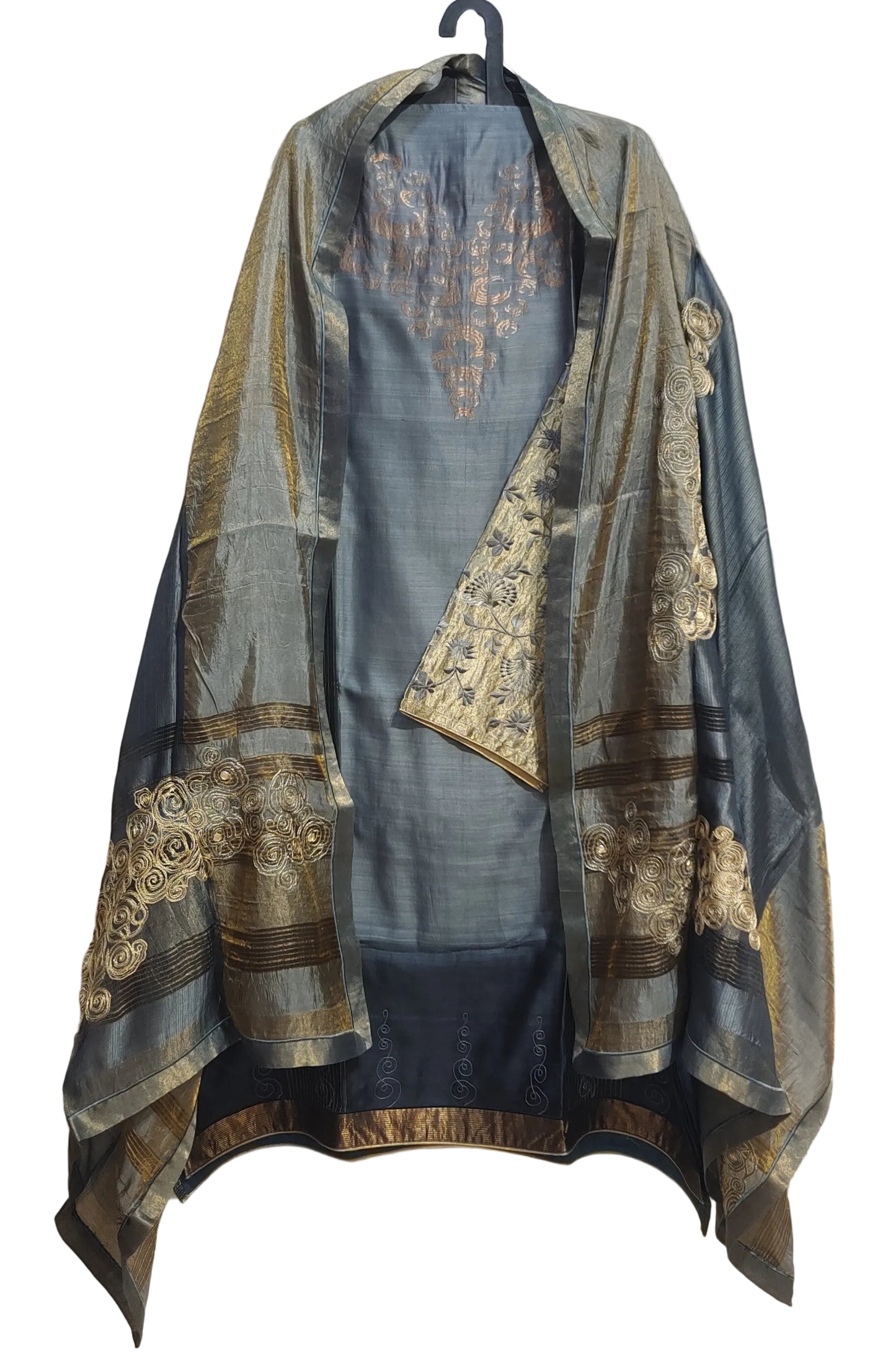 Semi Stitched Formal Chanderi Suitset