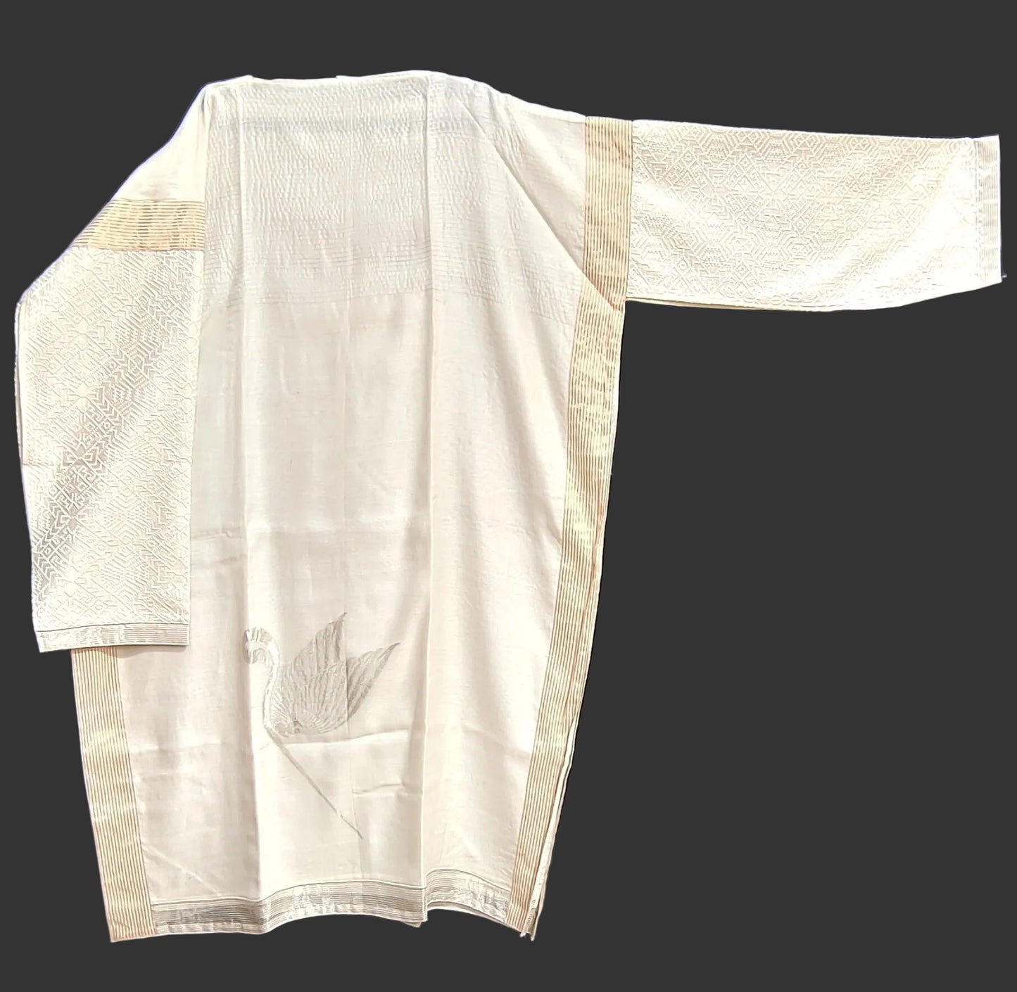 Semi Stitched Formal chanderi Kurta