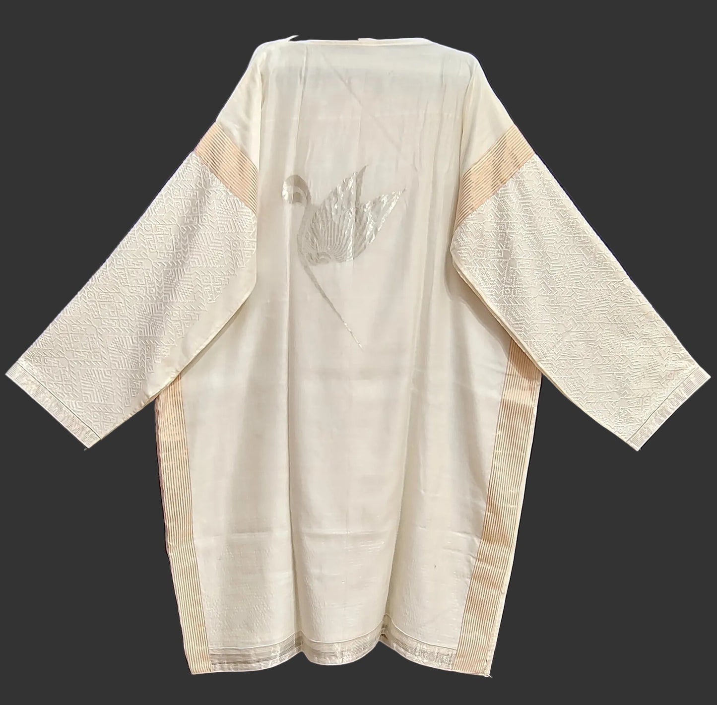 Semi Stitched Formal chanderi Kurta