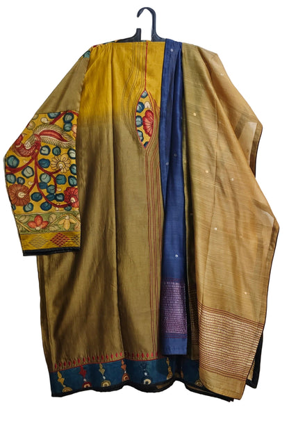 Semi Stitched Formal Chanderi Suitset