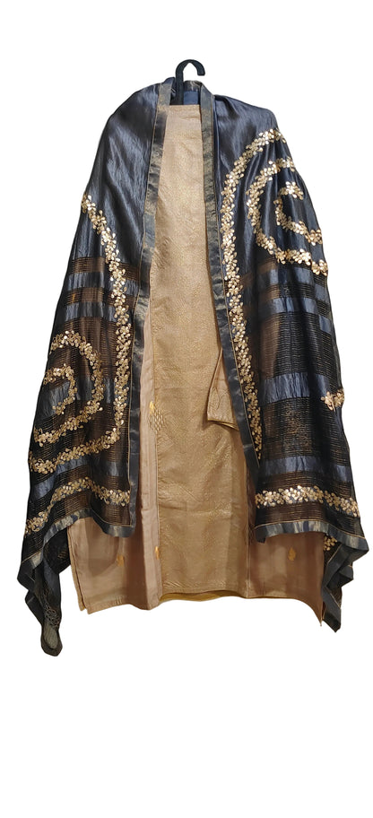 Semi Stitched Formal Chanderi Suitset