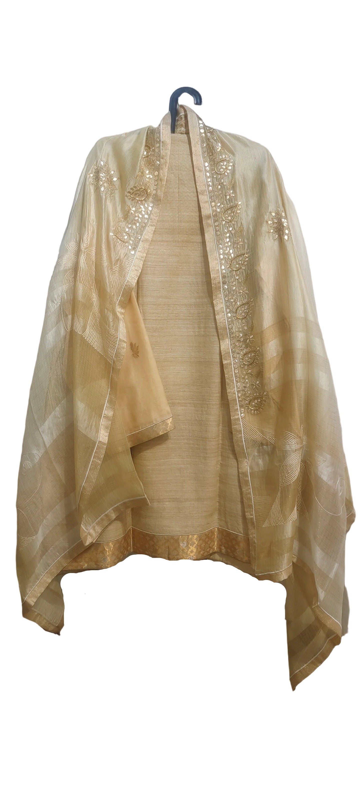 Semi Stitched Formal Chanderi Suitset