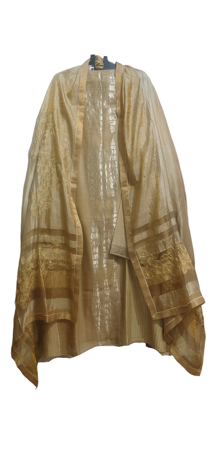 Semi Stitched Formal Chanderi Suitset