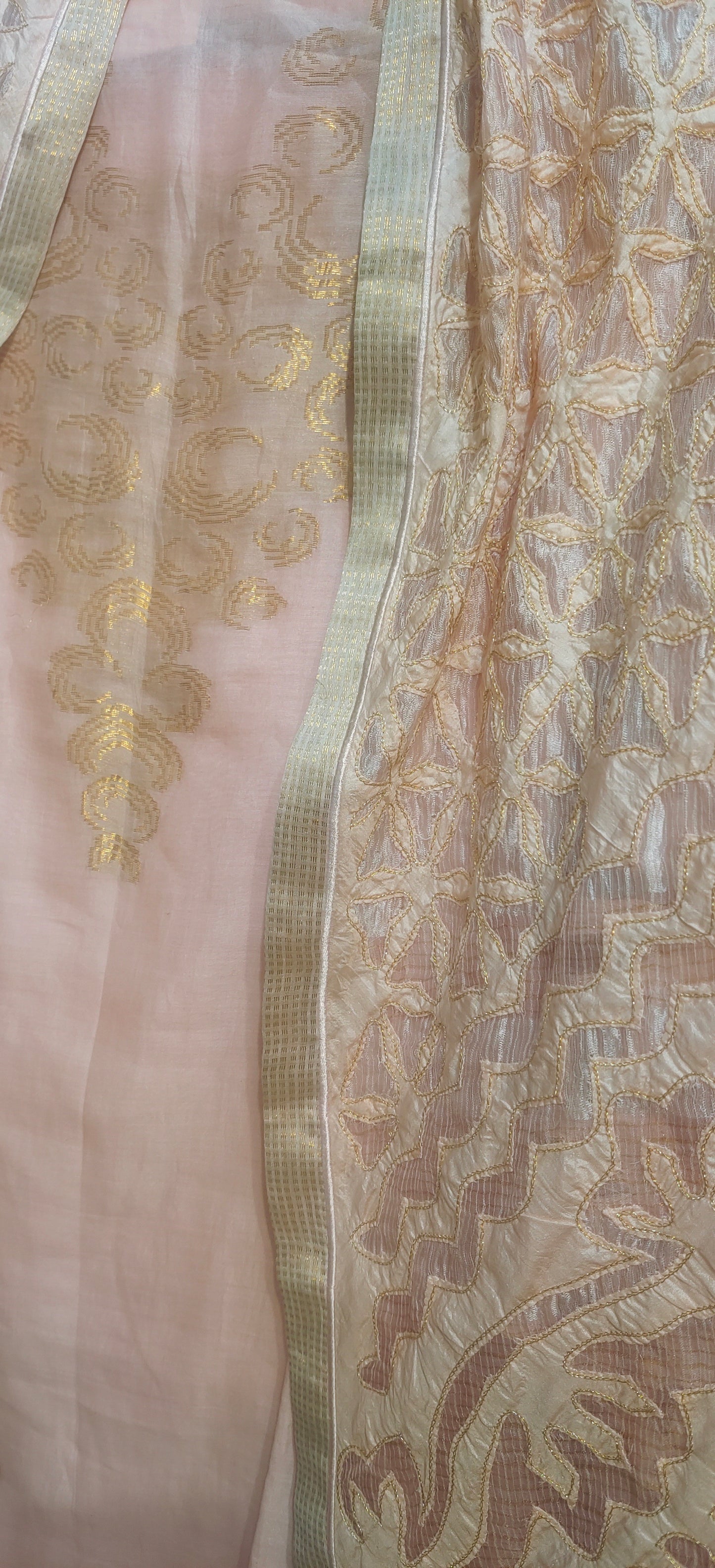 Semi Stitched Formal Chanderi Suitset