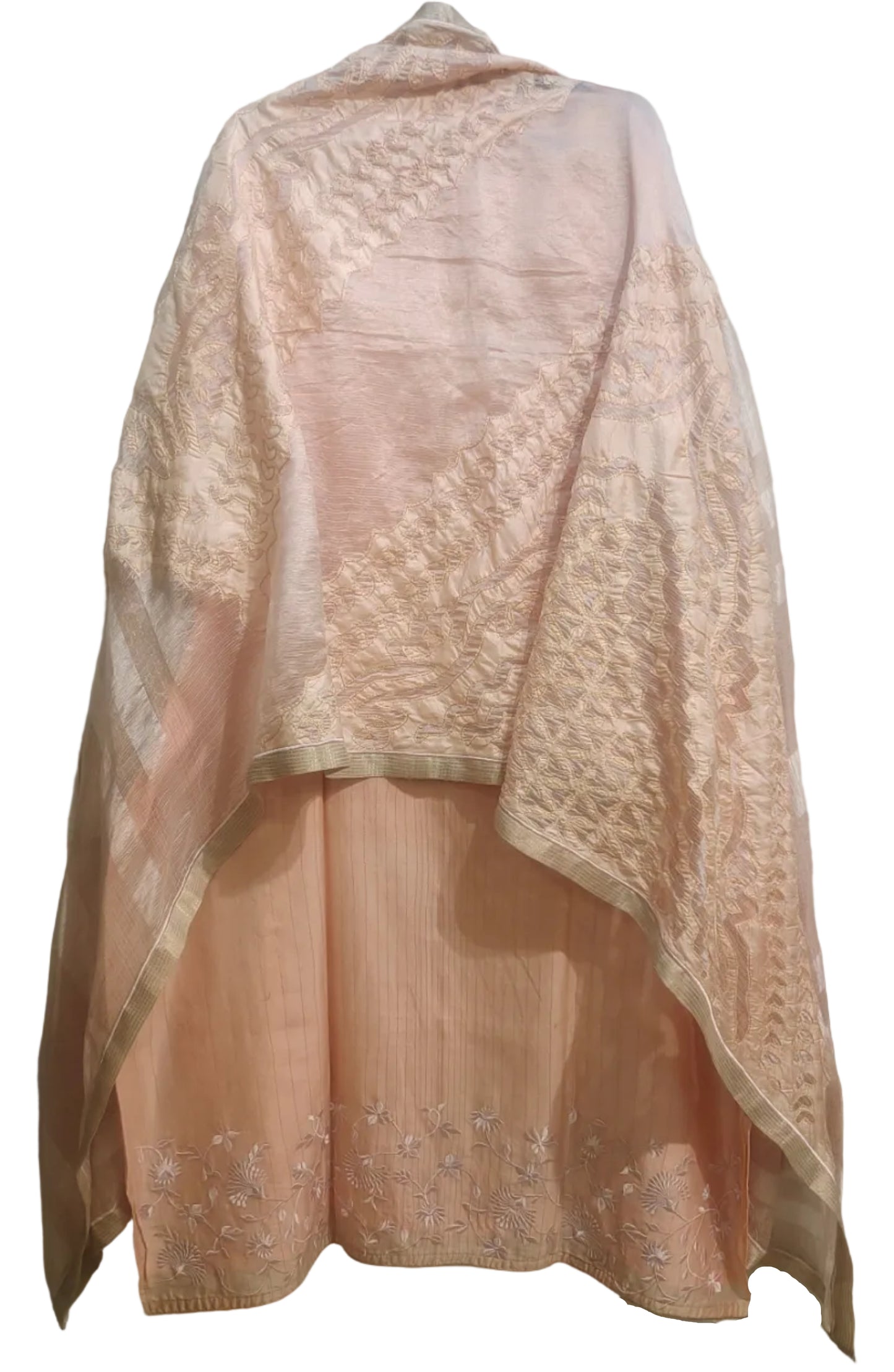 Semi Stitched Formal Chanderi Suitset