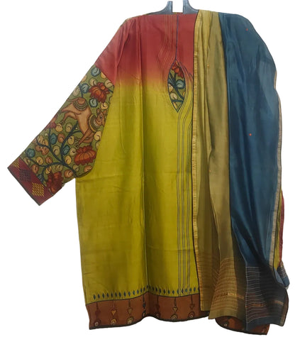 Semi Stitched Formal Chanderi Suitset