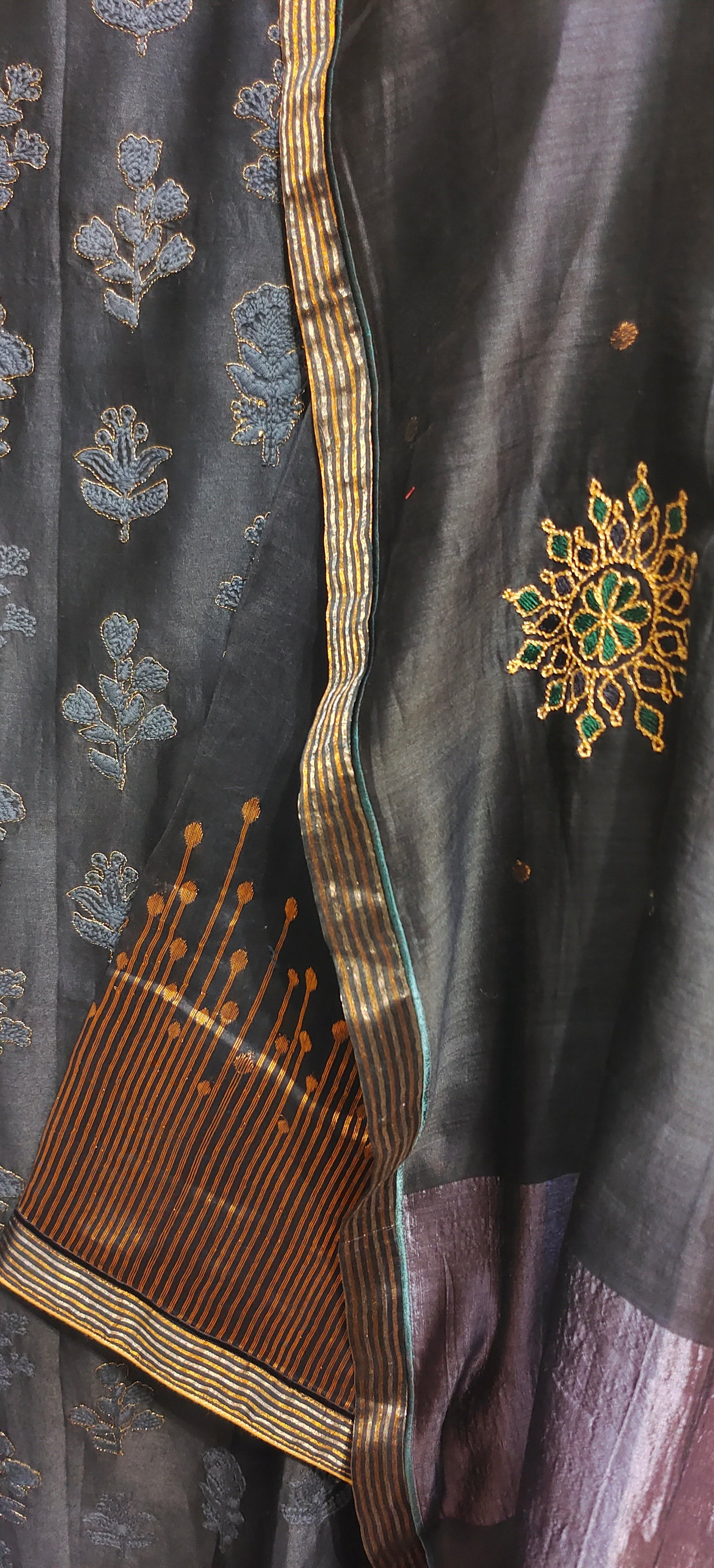 Semi Stitched Formal Chanderi Suitset