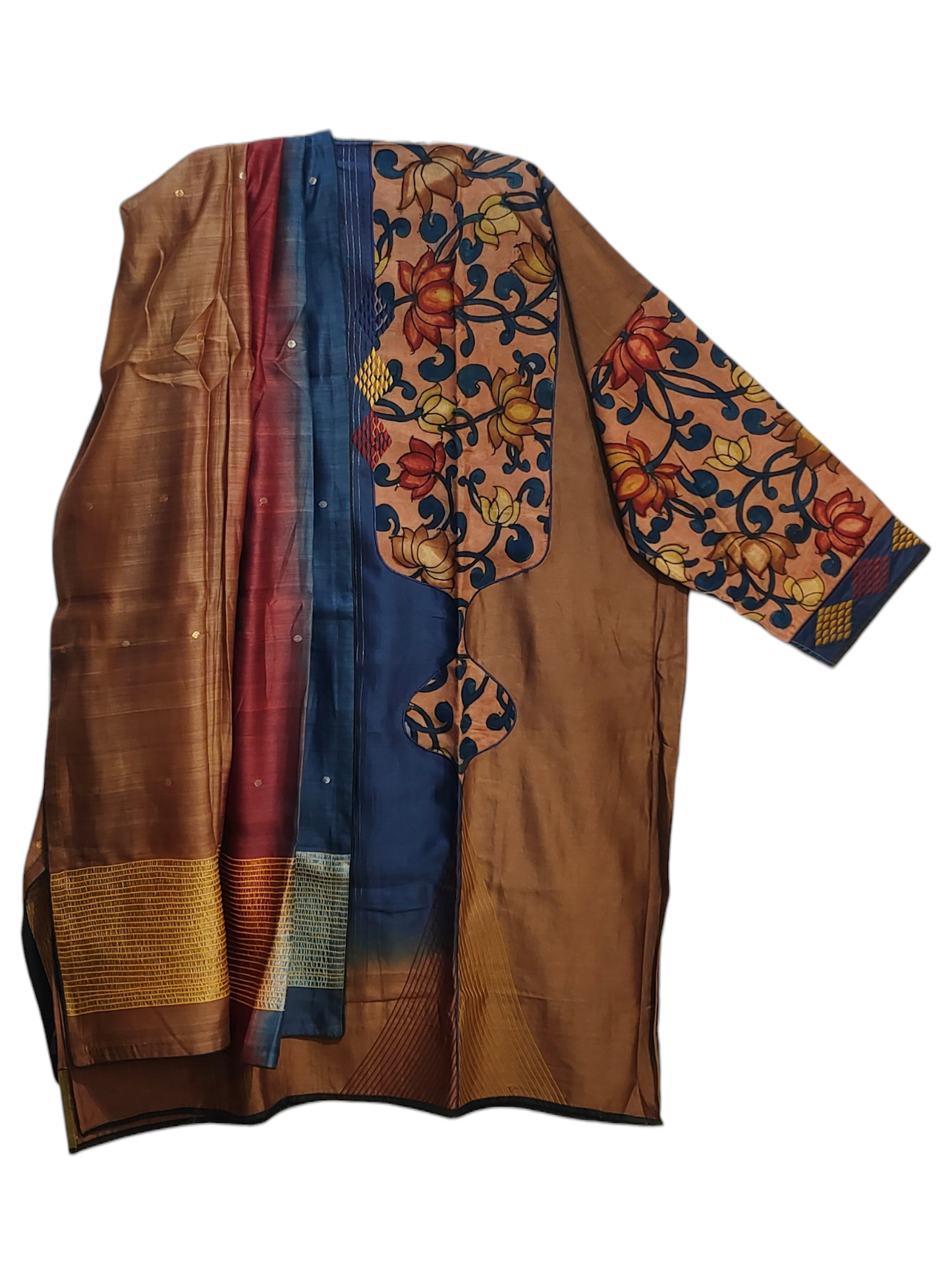 Semi Stitched Formal Chanderi Suitset
