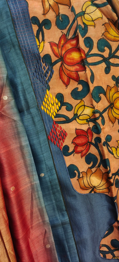 Semi Stitched Formal Chanderi Suitset