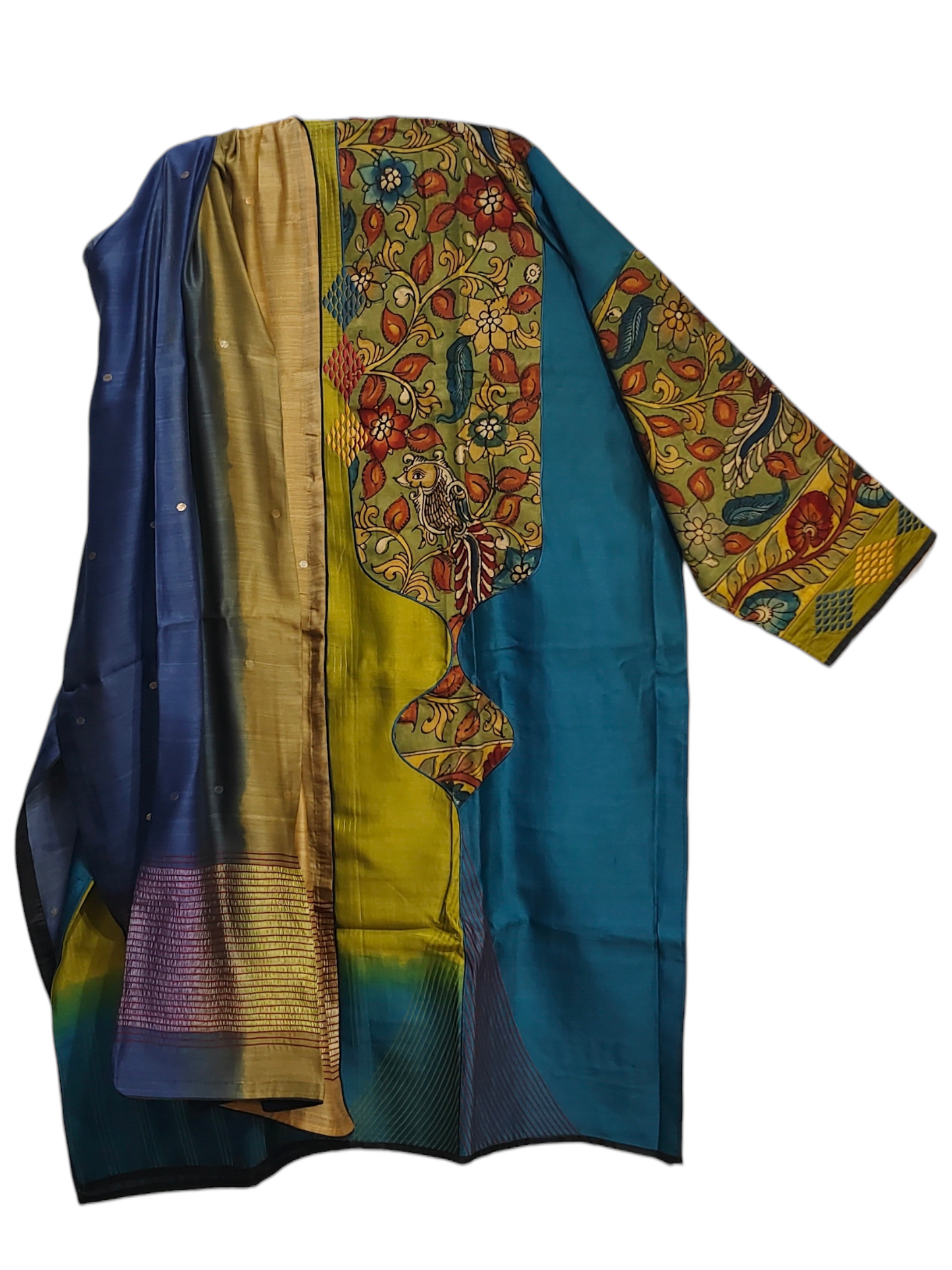 Semi Stitched Formal Chanderi Suitset