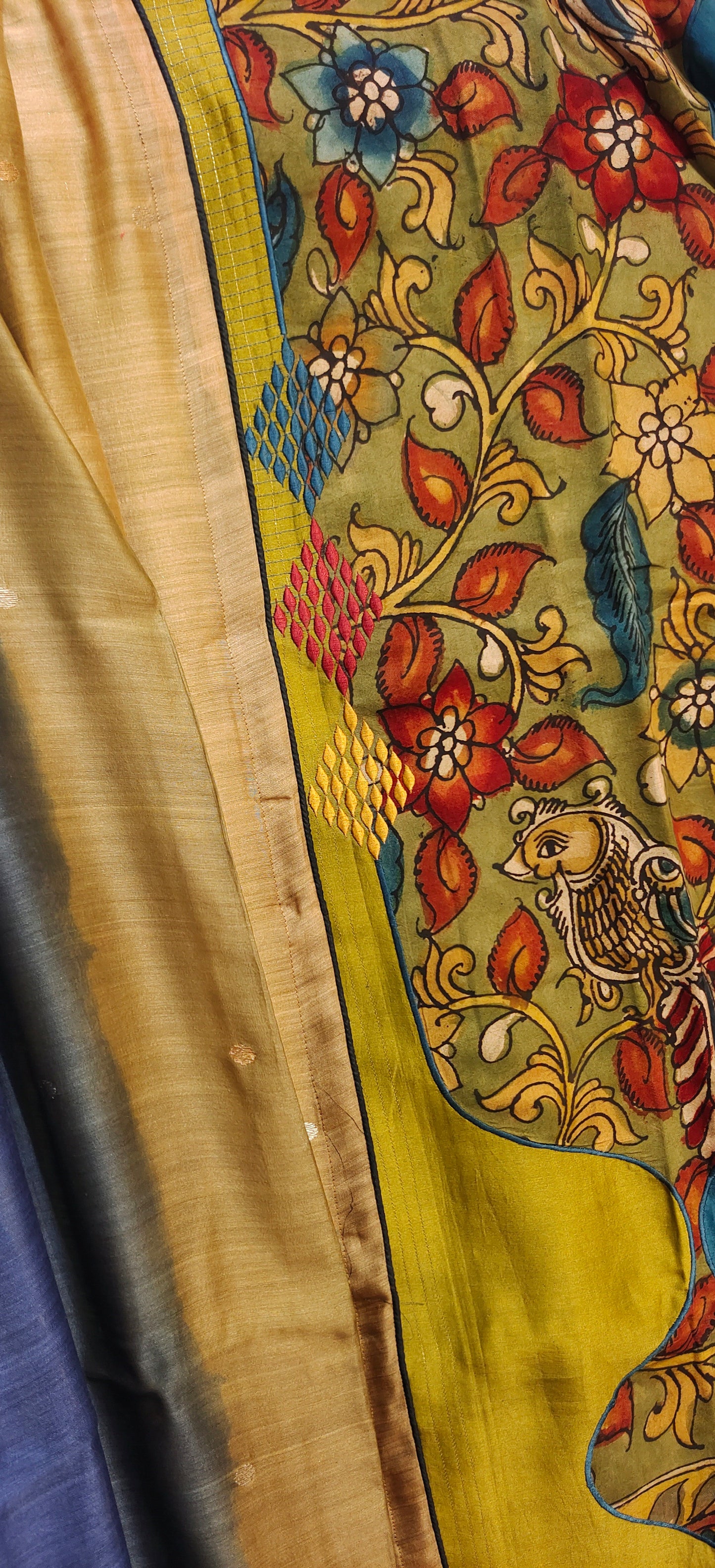 Semi Stitched Formal Chanderi Suitset