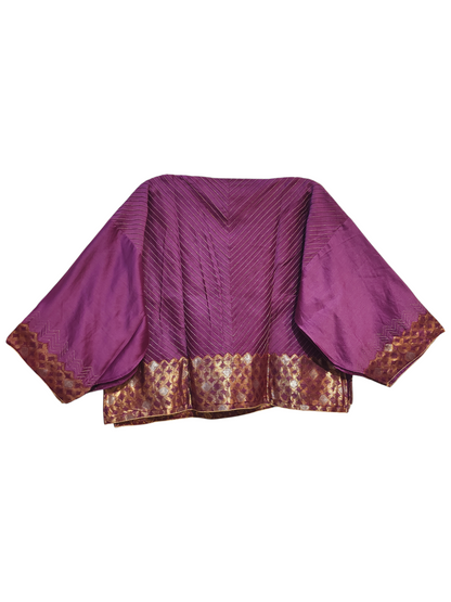 Formal Silk paisley jaali zardozi Saree