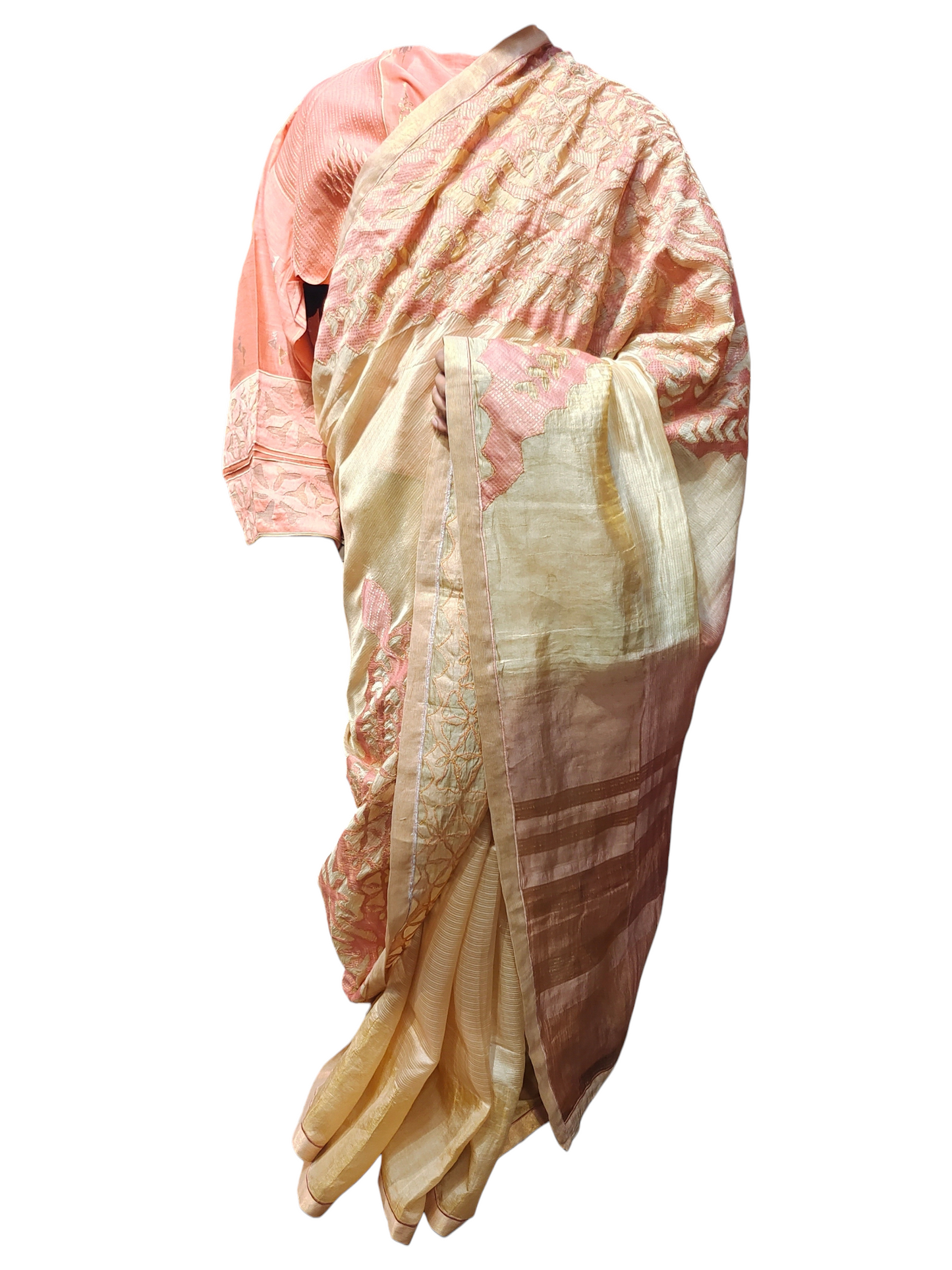 Formal Silk Katabh cutwork saree