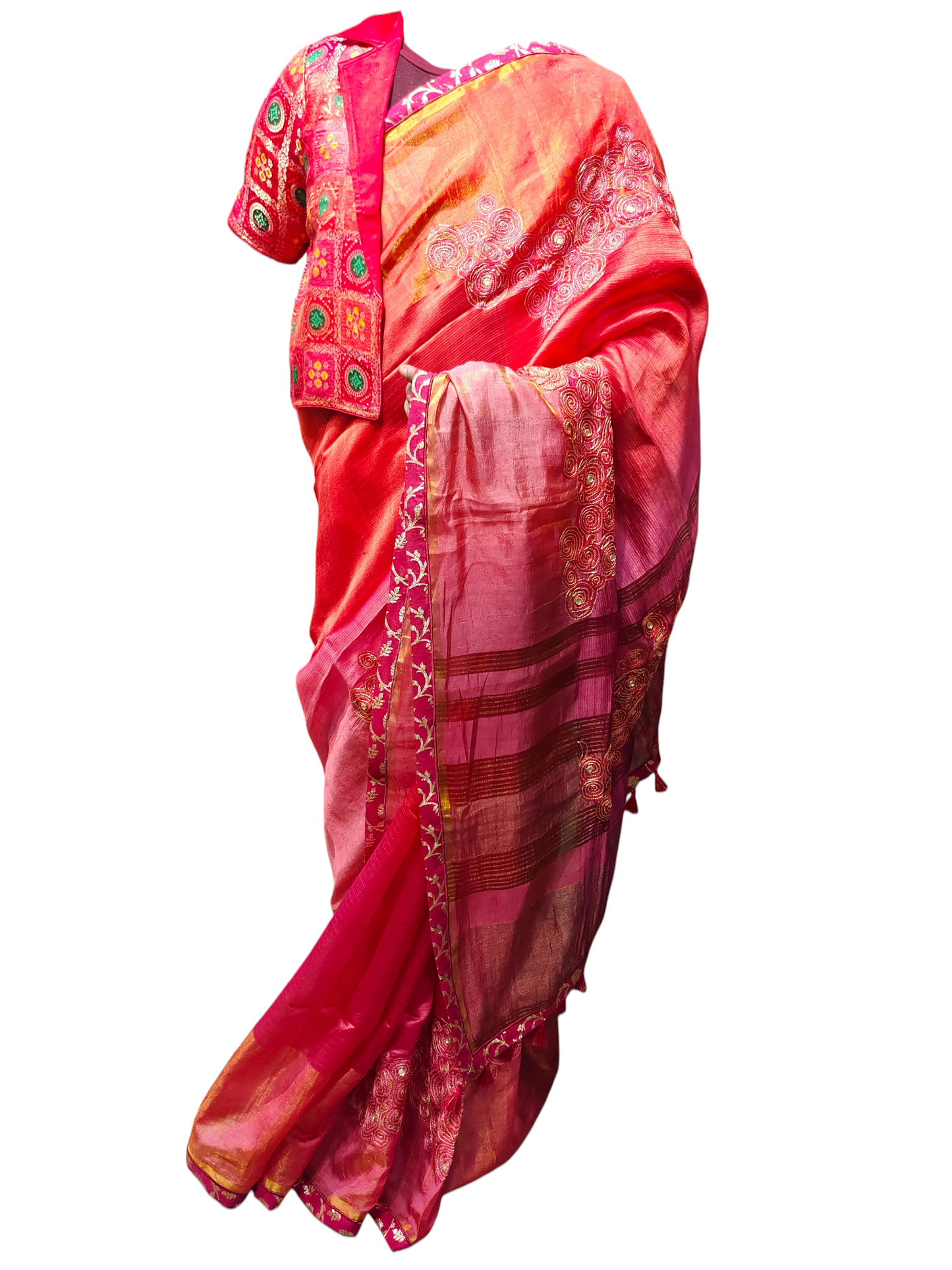 Formal Silk embroidery Saree