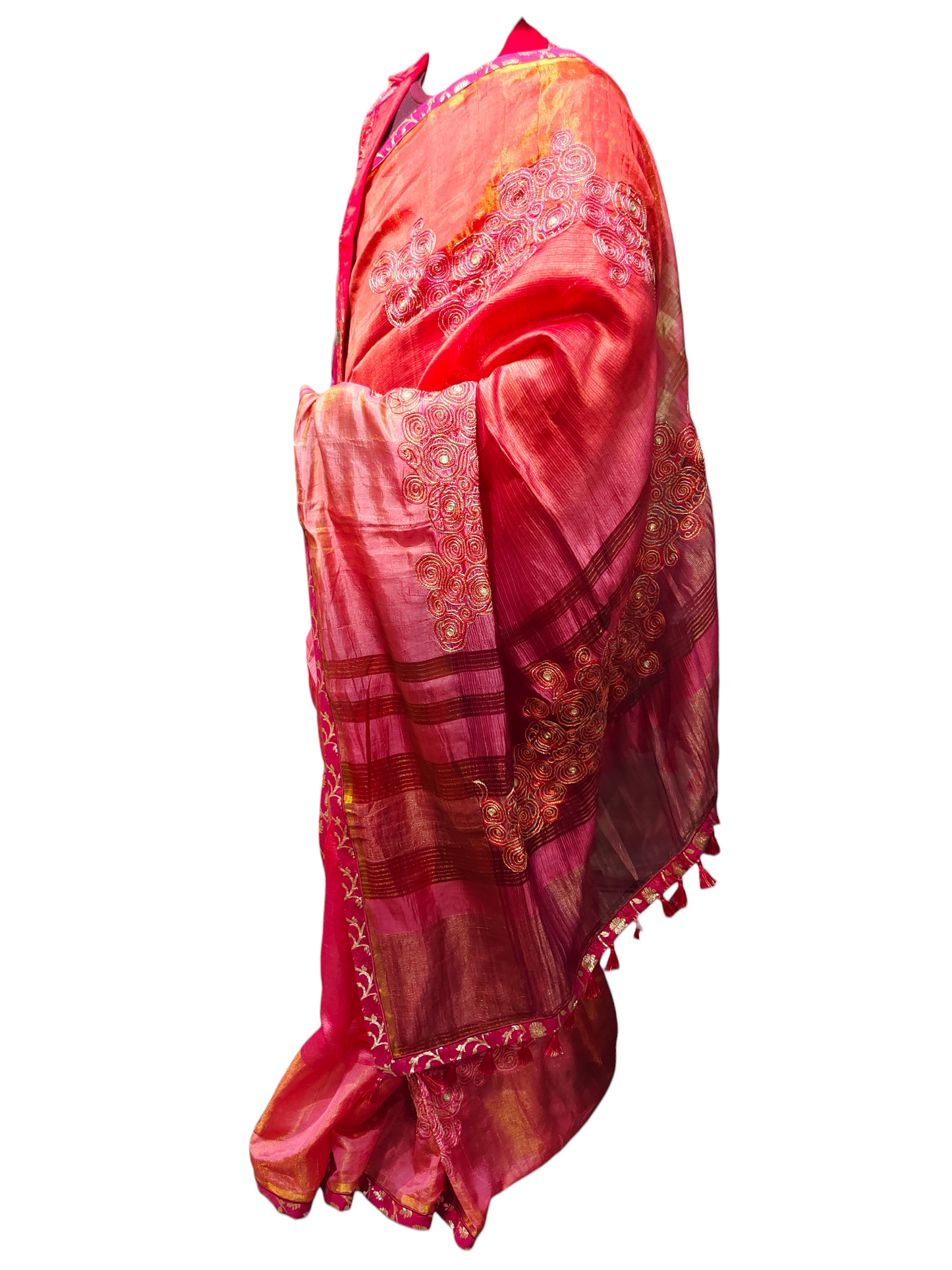 Formal Silk embroidery Saree