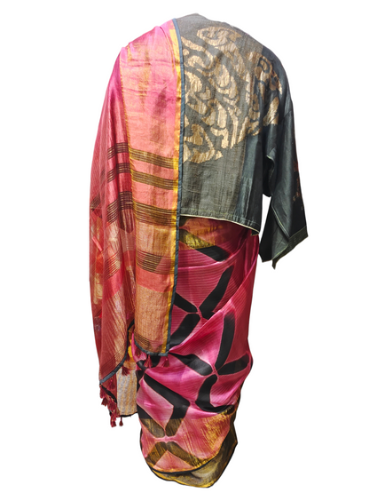 Formal Silk Shibori Saree