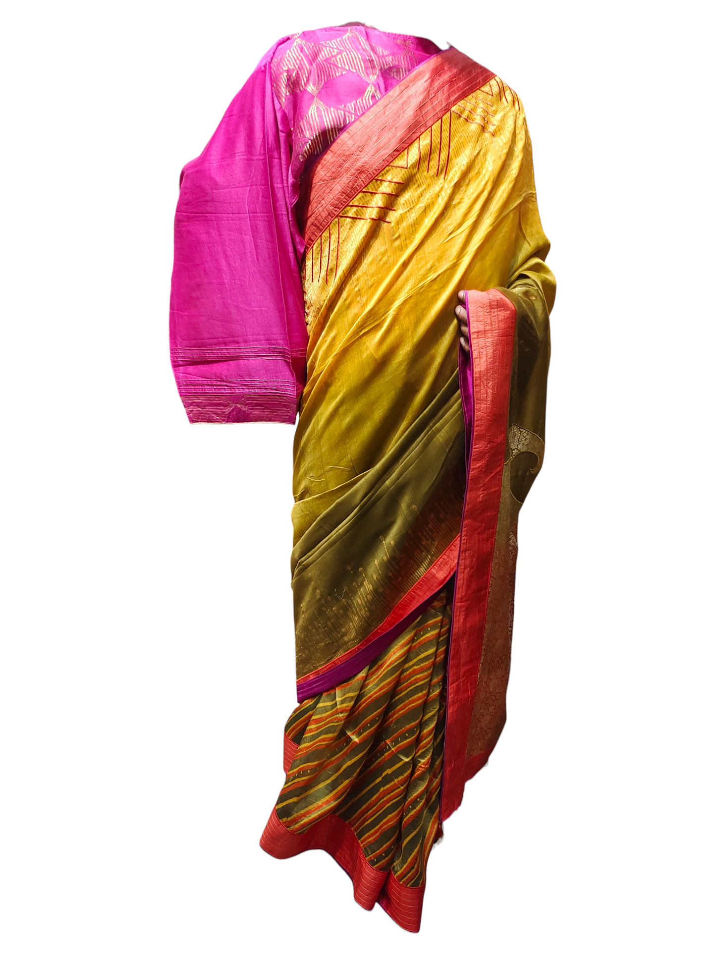 Formal Silk Katabh cutwork saree VISHAL KAPUR