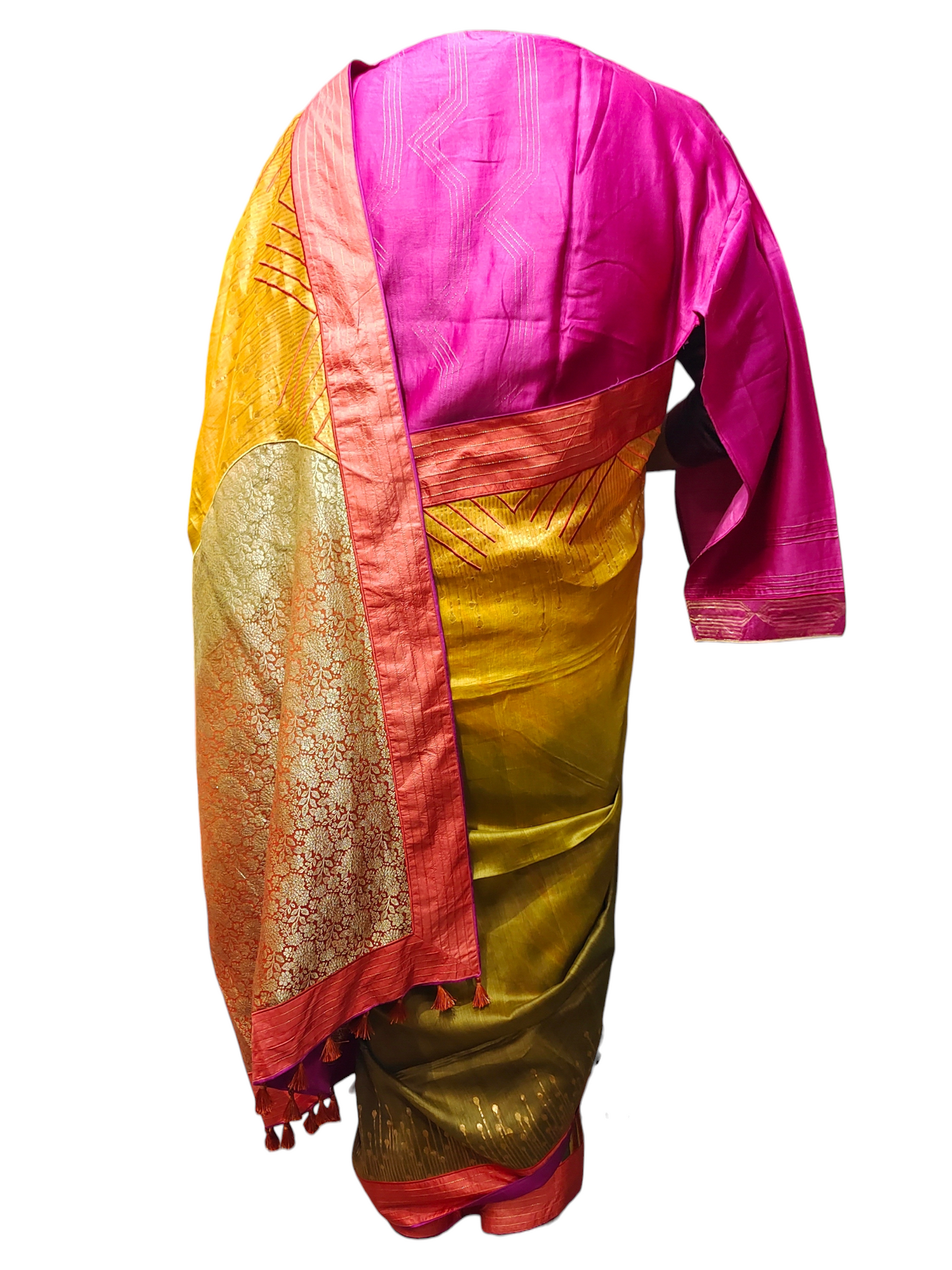 Formal Silk Katabh cutwork saree VISHAL KAPUR