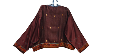 Semistitched Chanderi Ɓlouse Jacket