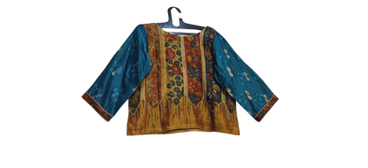 Stitched Chanderi Kalamkari Ɓlouse