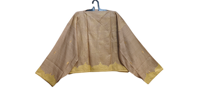 Semistitched Chanderi Ɓlouse