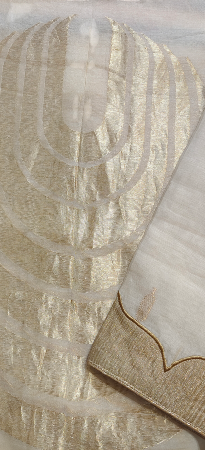 Semistitched Chanderi Ɓlouse