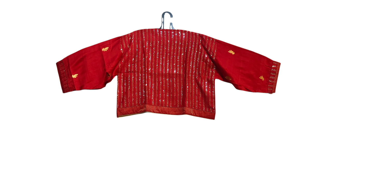 Semistitched sequiined Blouse