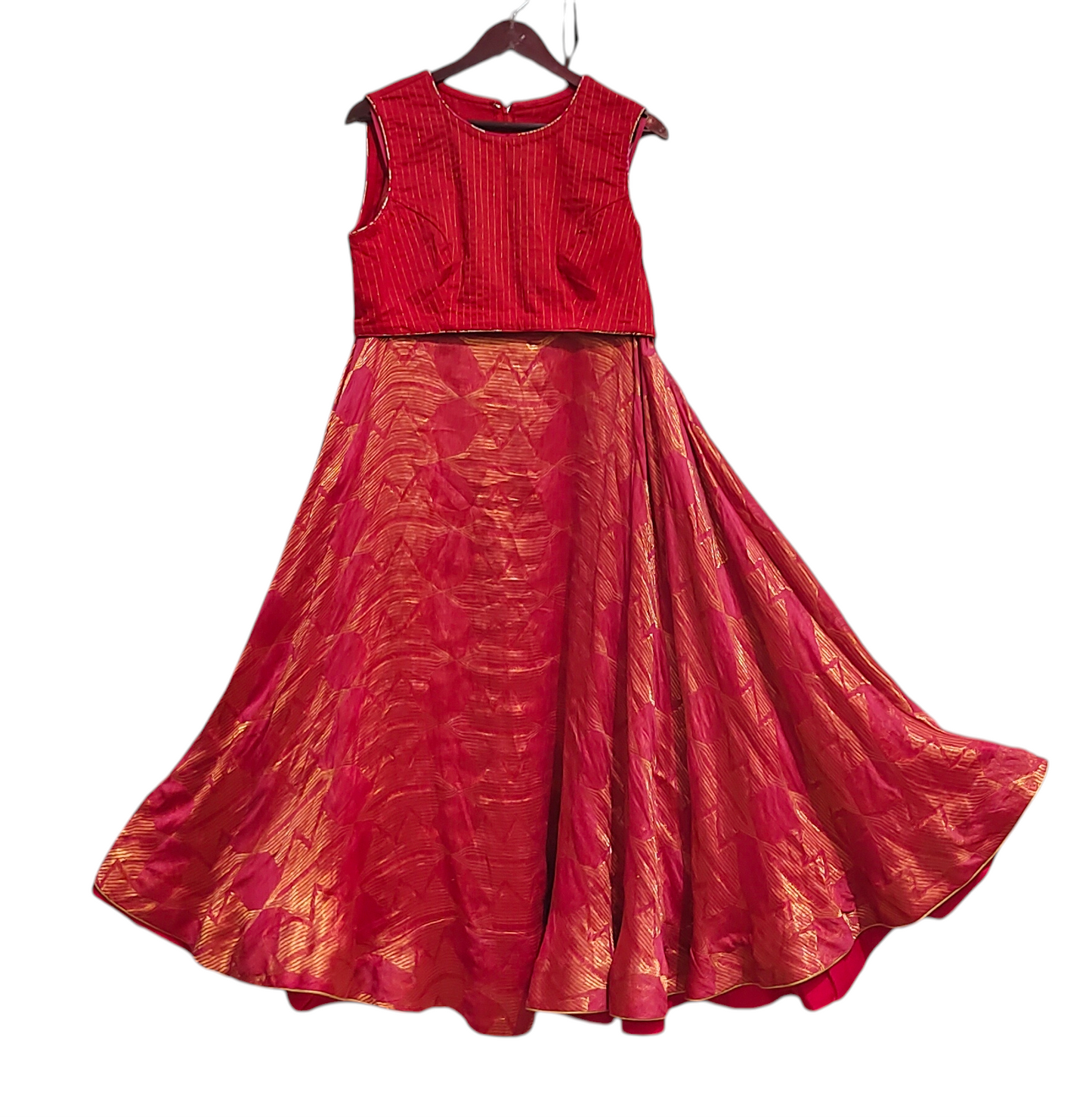 Semi stitched Formal Skirtset