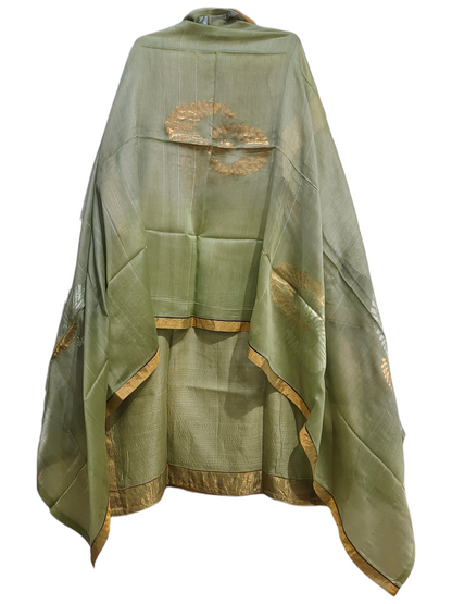 Semi Stitched Formal Chanderi Suitset