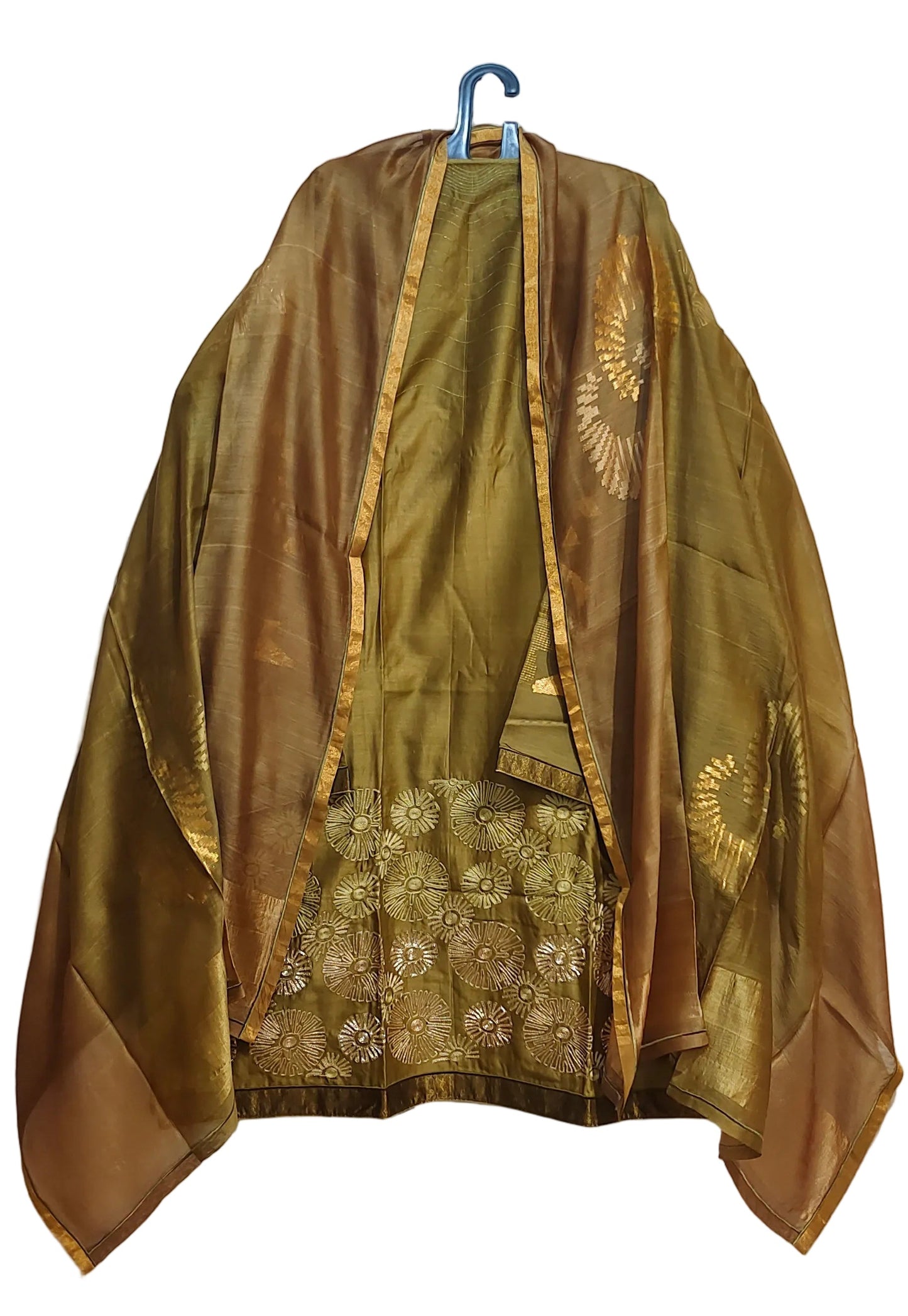 Semi Stitched Formal Chanderi Suitset