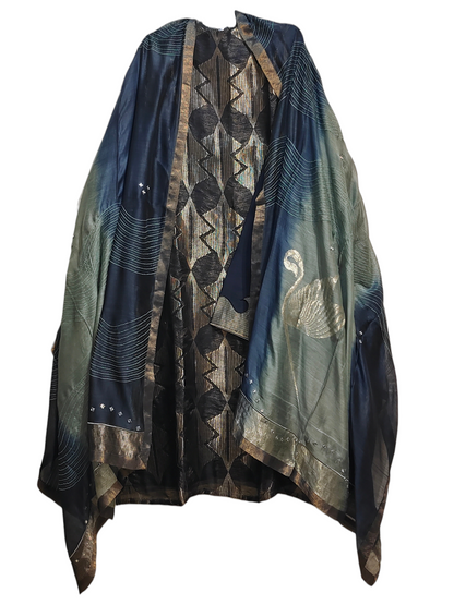 Semi Stitched Formal Chanderi Suitset