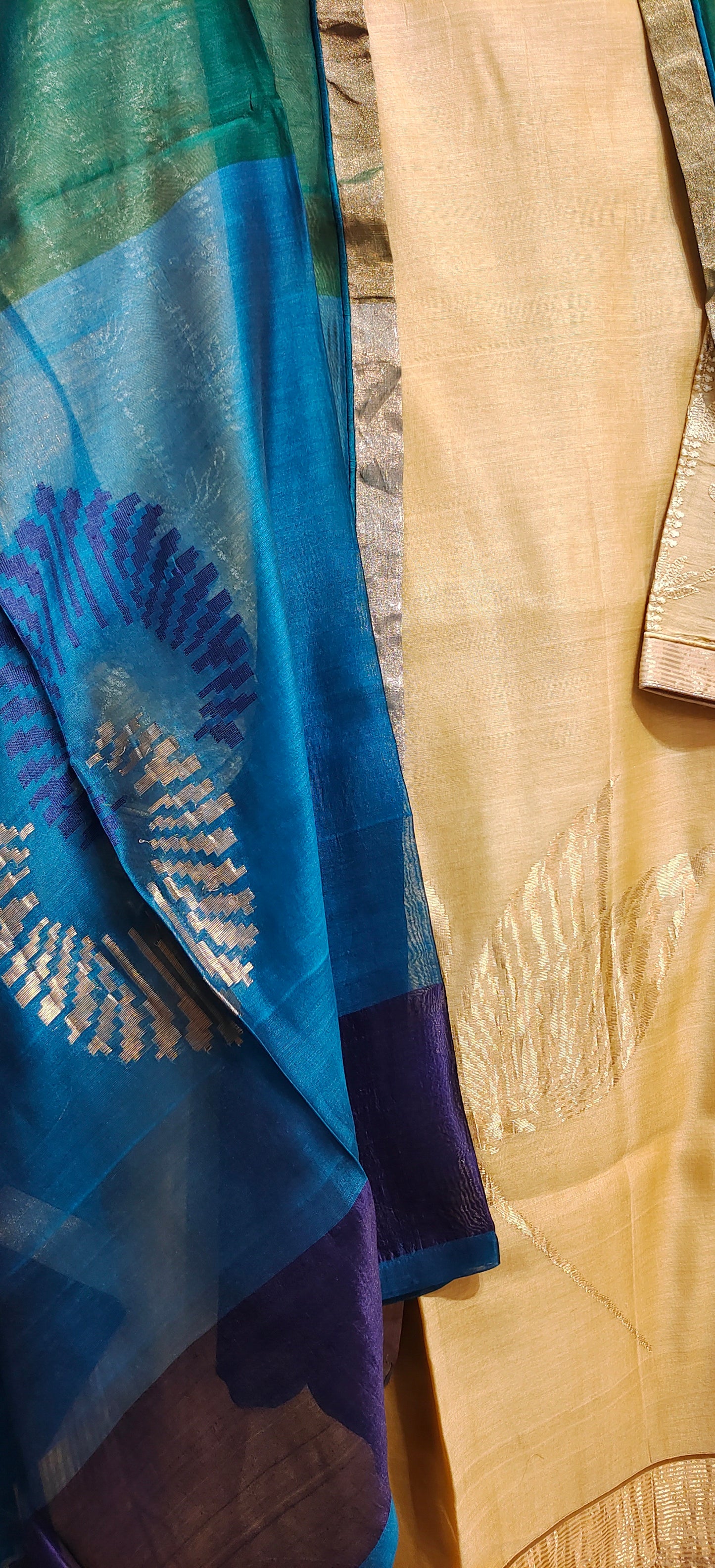 Semi Stitched Formal Chanderi Suitset