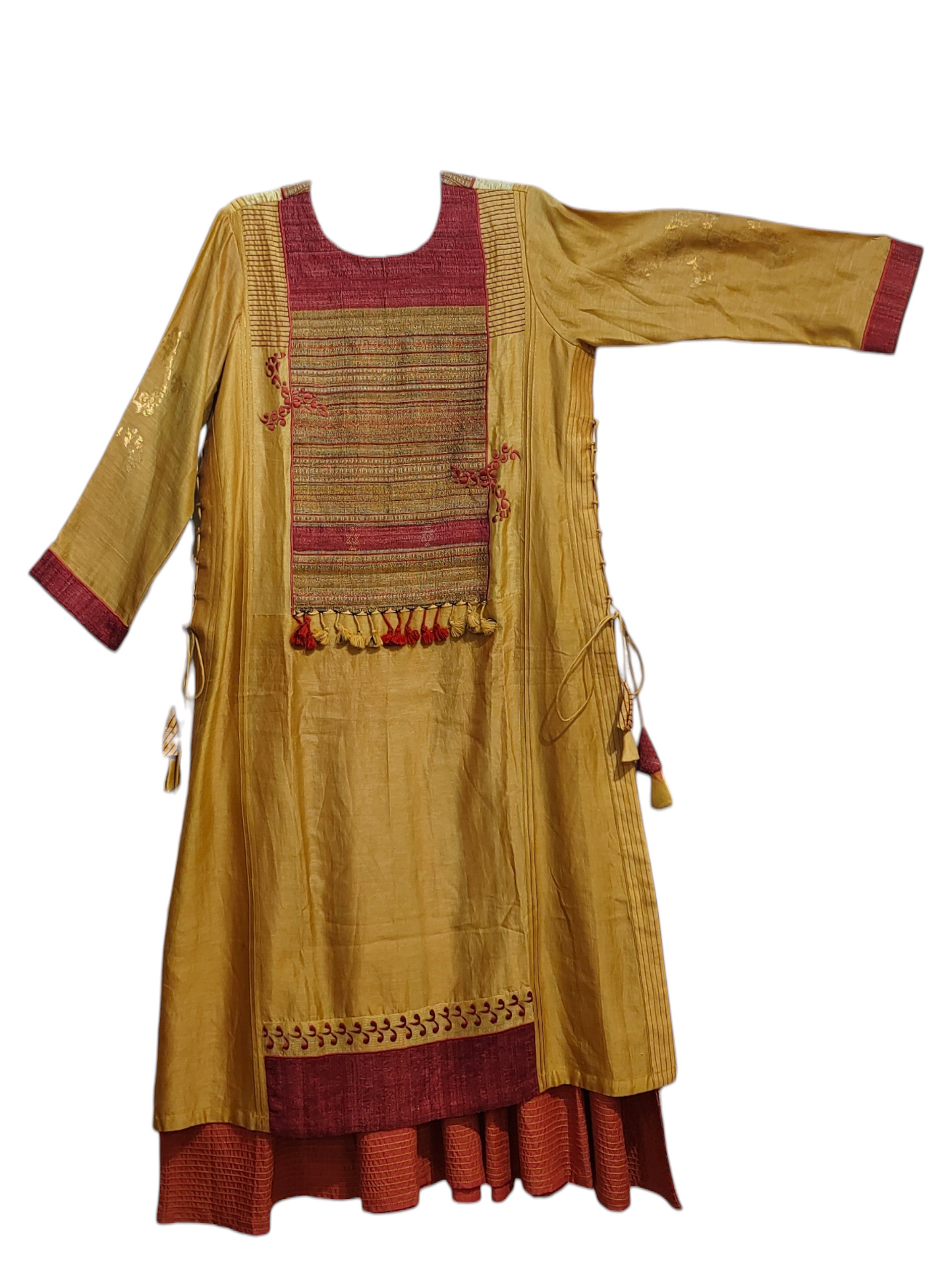 Stitched long Bhujodi dress