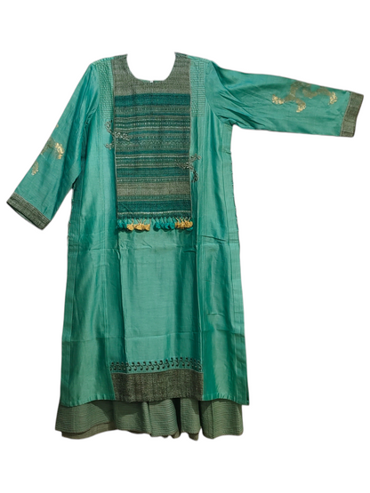 Stitched long Bhujodi dress