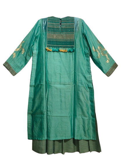 Stitched long Bhujodi dress