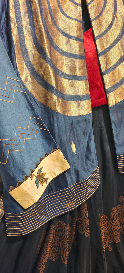 Semi stitched Formal Skirtset