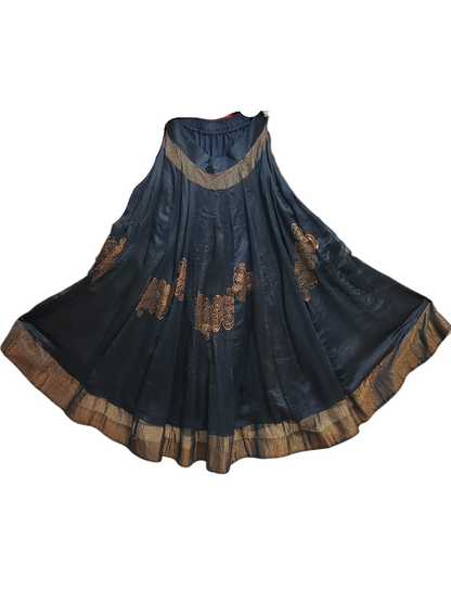 Semi stitched Formal Skirtset