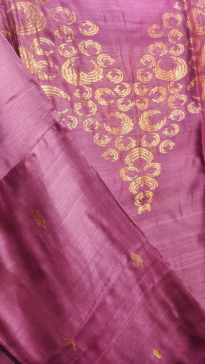 Semi Stitched Formal Chanderi Kurta