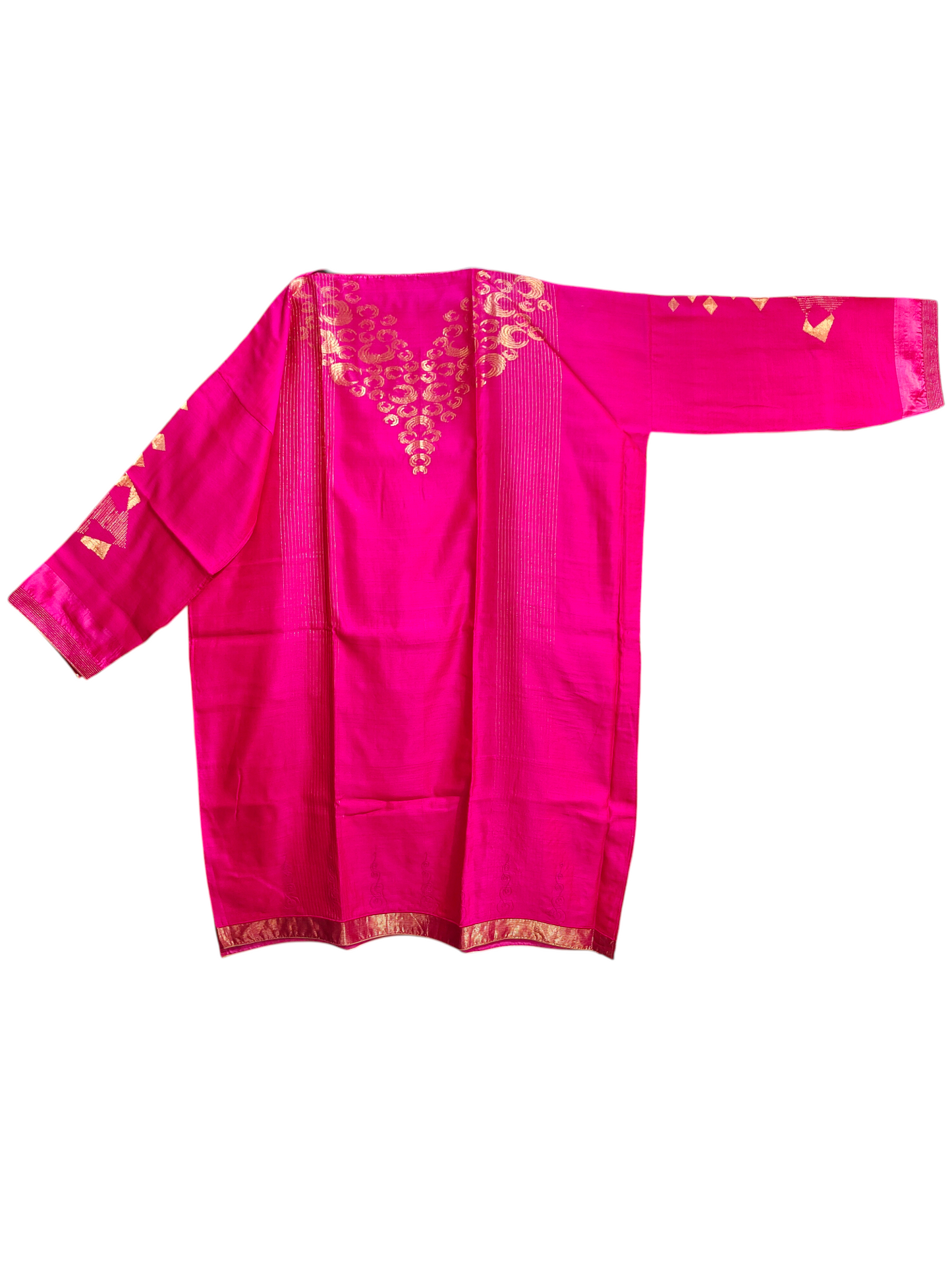 Semi Stitched Formal Chanderi Kurta