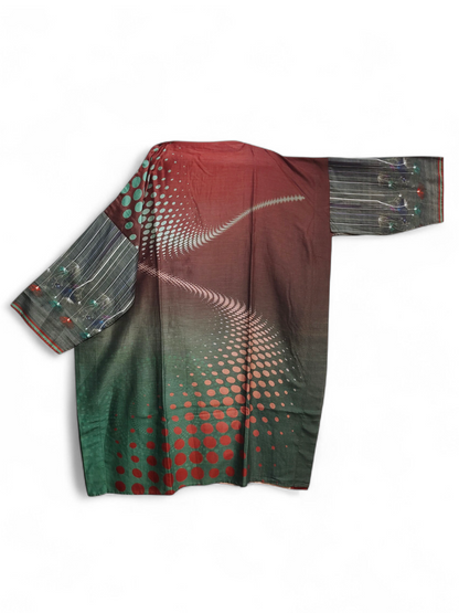 Semi Stitched Casual Chanderi Kurta