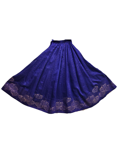 Semi stitched Formal Skirtset