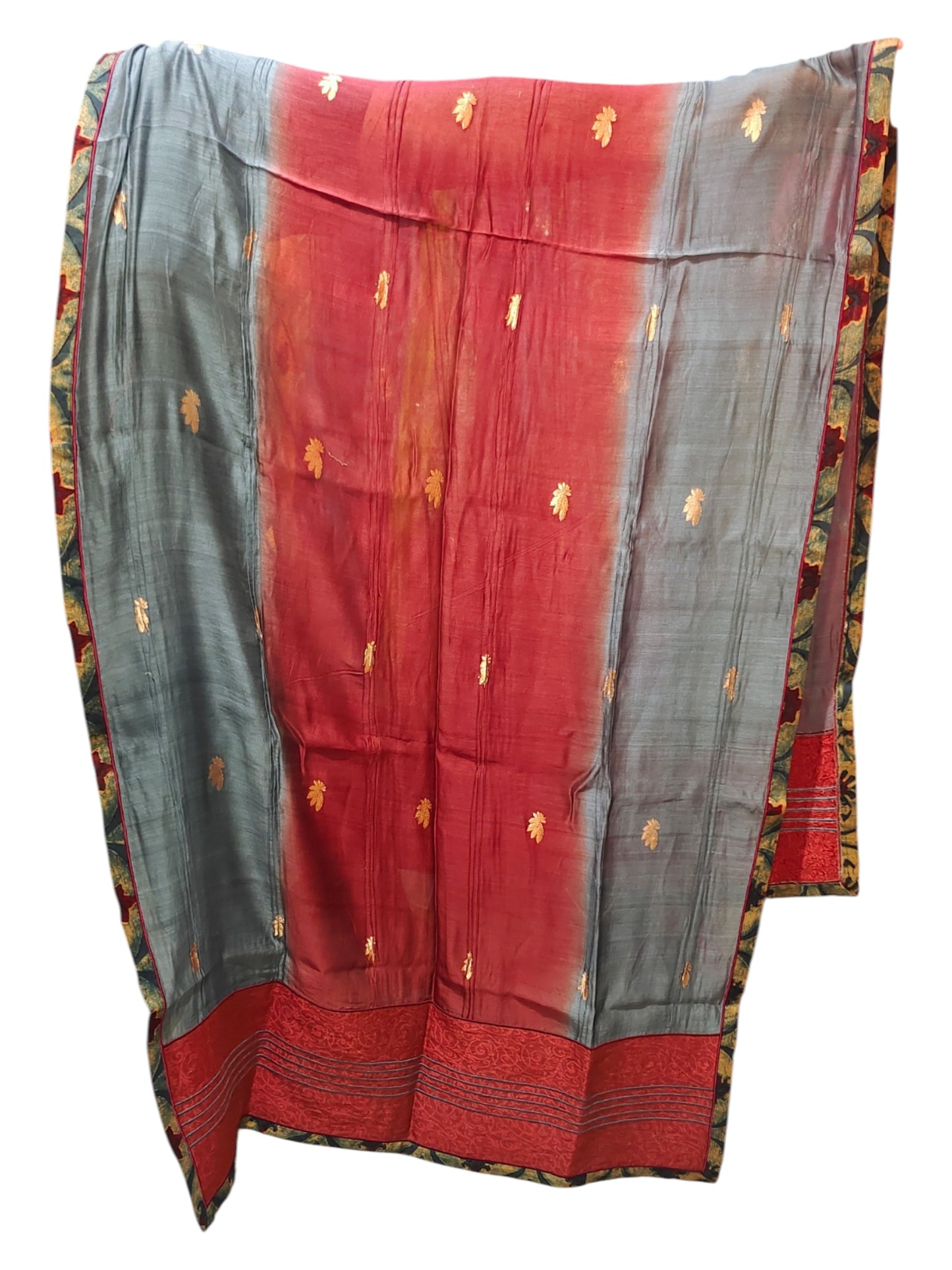 Semi Stitched Chanderi Formal Suitset