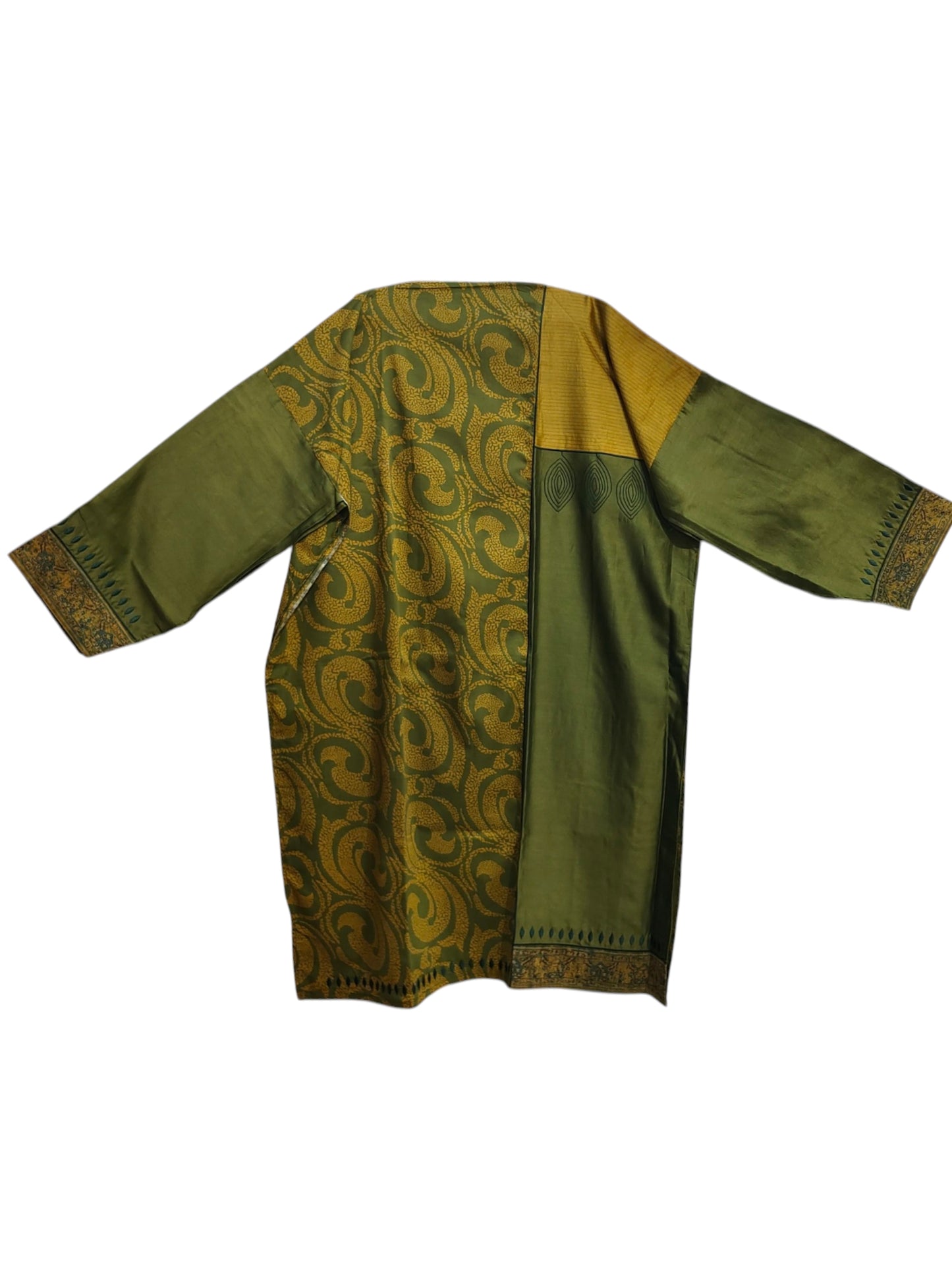 Semi Stitched Chanderi Formal Suitset